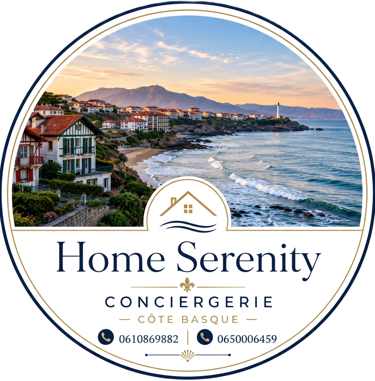 Home Serenity Conciergerie Côte Basque — 06 10 86 98 82 et 06 50 00 64 59
